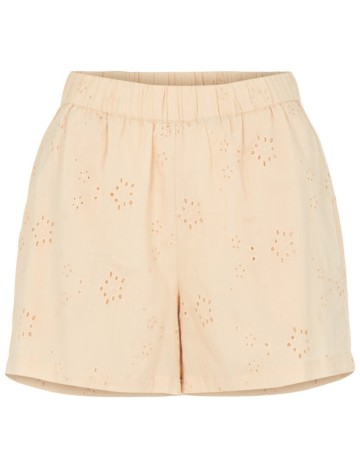 Pantaloni scurti Pieces, galben, L