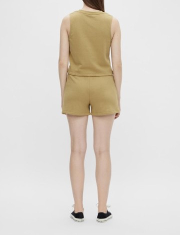 Pantaloni scurti Pieces, kaki, M