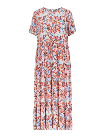 Rochie Pieces, floral, XS Floral print