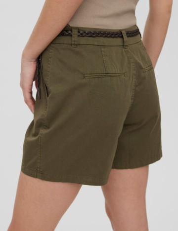Pantaloni scurti Vero Moda, kaki, M