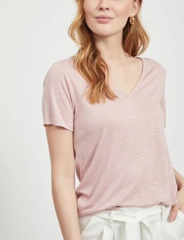 Tricou Vila, roz, S