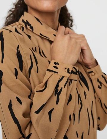 Camasa Vero Moda, maro, XS