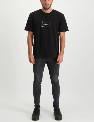 Tricou AVEK, negru, L