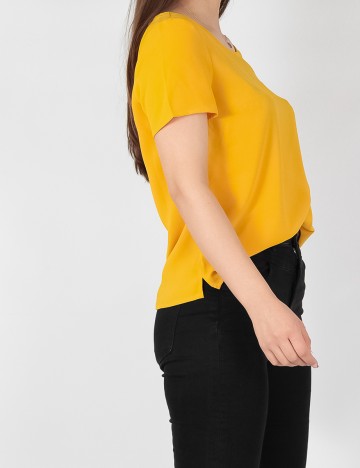 Tricou Vila, galben, 34