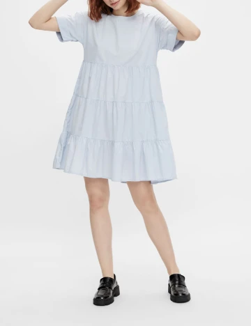 Rochie Pieces, albastru, XS