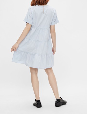 Rochie Pieces, albastru, XS
