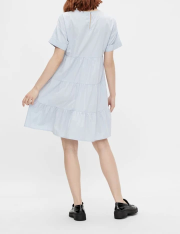 Rochie Pieces, albastru, XS