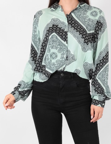 Camasa Only, verde, 36