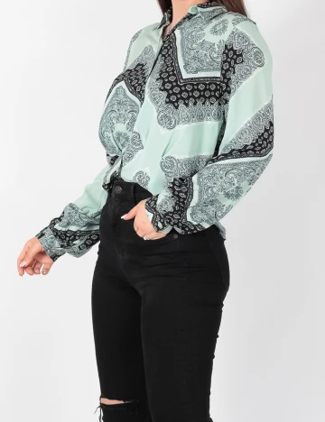 Camasa Only, verde, 36