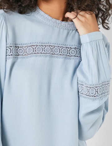 Bluza Jacqueline de Yong, albastru, 36
