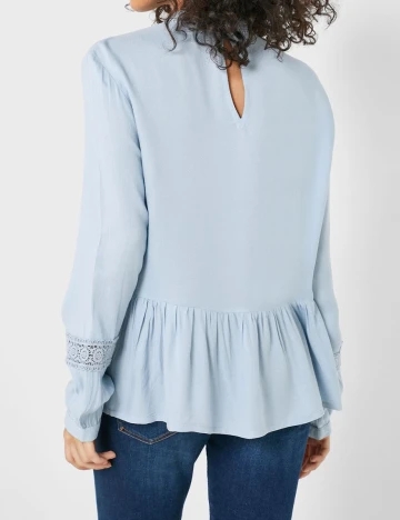 Bluza Jacqueline de Yong, albastru, 36