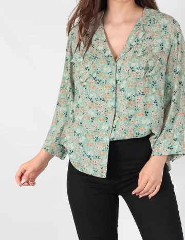 Camasa Pieces, verde, L