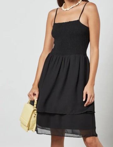 Rochie Pieces, negru, S