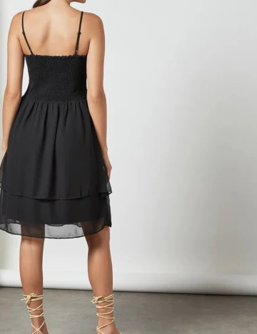 Rochie Pieces, negru, S