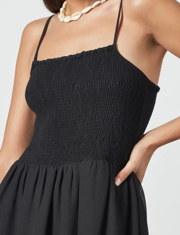 Rochie Pieces, negru, S