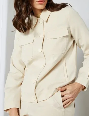 Jacheta Vero Moda, crem, 36 Crem