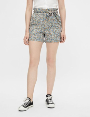 
						Pantaloni scurti Pieces, floral, S