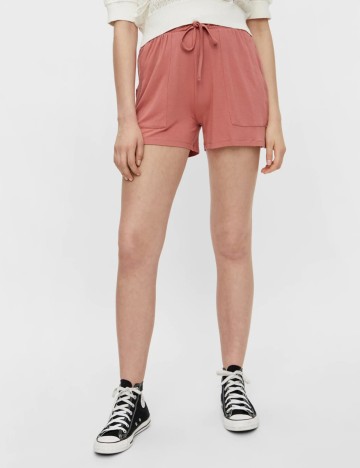 
						Pantaloni scurti Pieces, roz pudra, M