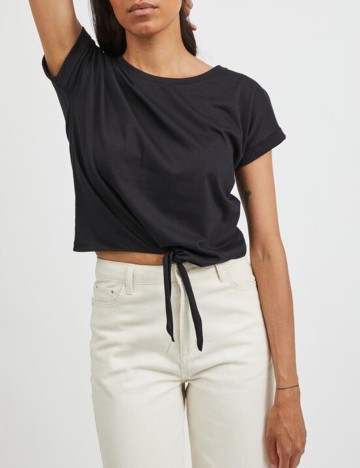 Tricou Vila, negru, L