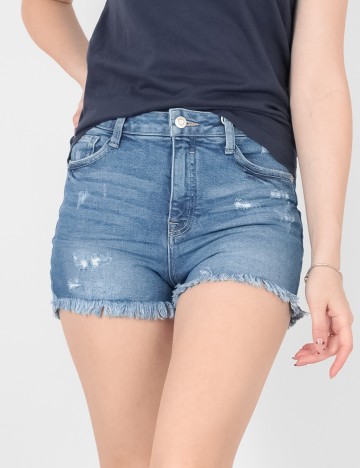 
						Pantaloni scurti C&A, albastru, 34