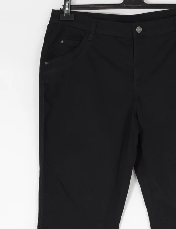 Pantaloni Trei Sferturi C&A, negru, 44