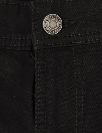 Pantaloni Trei Sferturi C&A, negru, 44