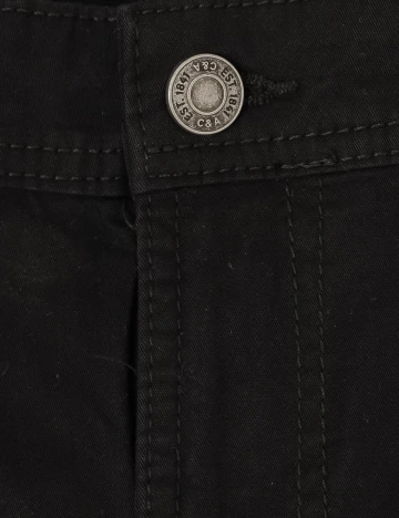 Pantaloni Trei Sferturi C&A, negru, 44
