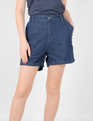 Pantaloni scurti C&A, albastru, 42