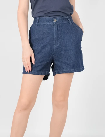 Pantaloni scurti C&A, albastru, 42