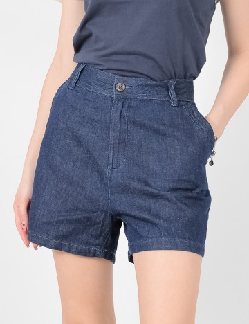 Pantaloni scurti C&A, albastru, 42