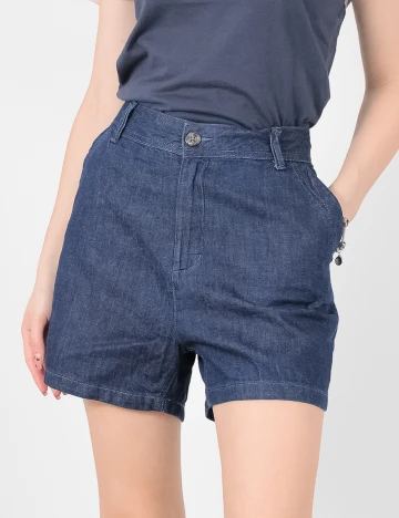 Pantaloni scurti C&A, albastru, 42