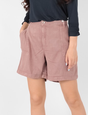 Pantaloni scurti C&A, roz pudra, 44