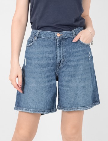 Pantaloni scurti C&A, albastru, 42