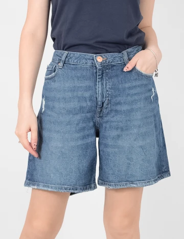 Pantaloni scurti C&A, albastru, 42