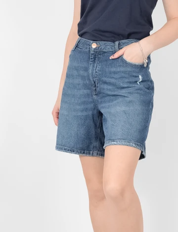 Pantaloni scurti C&A, albastru, 42