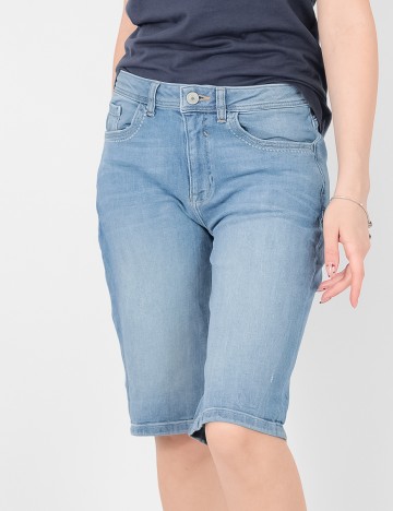 Pantaloni scurti C&A, albastru denim, 38