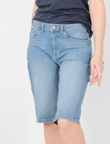 Pantaloni scurti C&A, albastru denim, 38