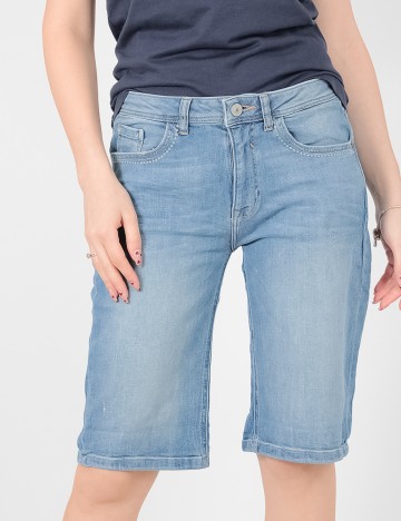 Pantaloni scurti C&A, albastru denim, 38