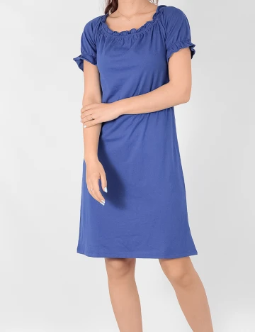 Rochie Pieces, albastru, M