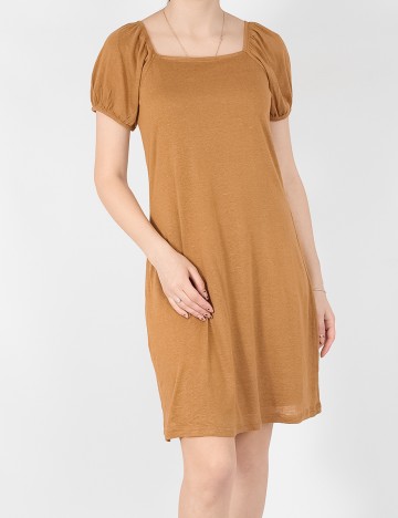 Rochie Pieces, mustar, M