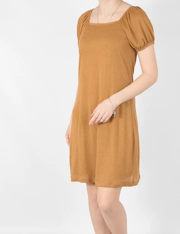 Rochie Pieces, mustar, M