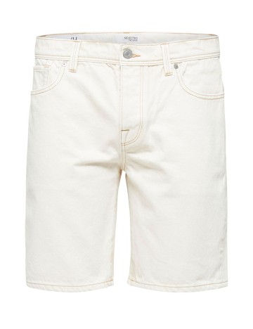 Pantaloni scurti Selected, crem, M