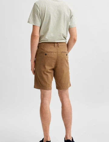 Pantaloni scurti Selected, maro, M