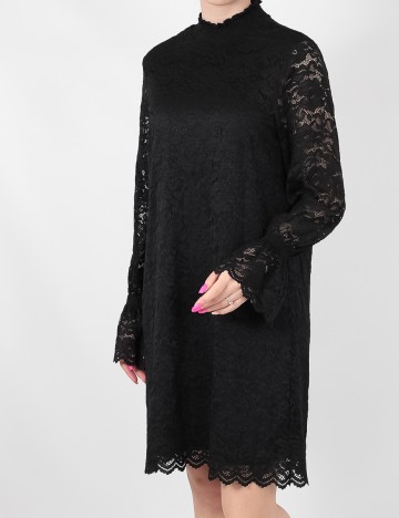 Rochie Pieces, negru, M