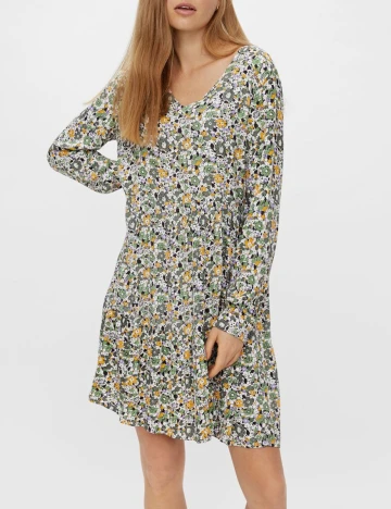 Rochie Pieces, floral, S Floral print