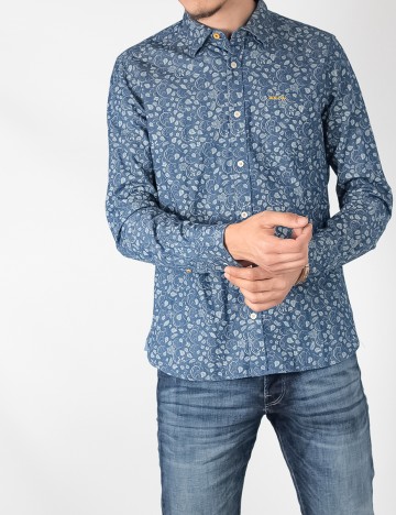 Camasa N.Z.A NEW ZEALAND AUCKLAND, albastru, M