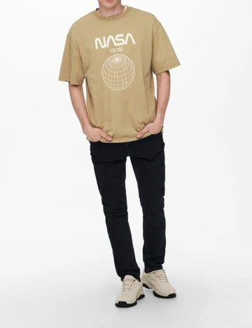Tricou Only, maro, S