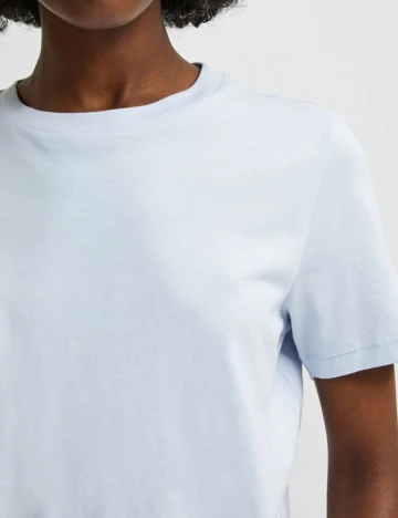 Tricou Selected Femme, bleu, XL Albastru