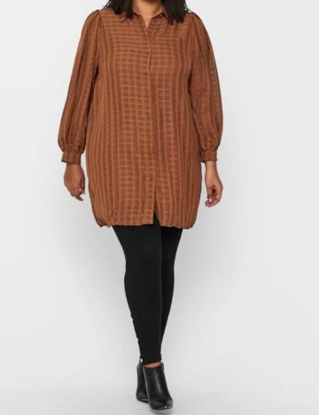 Rochie Only Carmakoma, caramiziu, 42