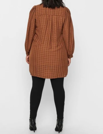 Rochie Only Carmakoma, caramiziu, 42